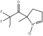 Ethanone, 1-(3,4-dihydro-2-methyl-1-oxido-2H-pyrrol-2-yl)-2,2,2-trifluoro- (9CI) 化学構造式