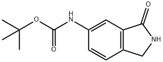 (3-氧代异吲哚啉-5-基)氨基甲酸叔丁酯, 675109-46-3, 结构式