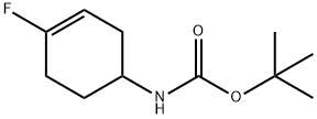Carbamic acid, (4-fluoro-3-cyclohexen-1-yl)-, 1,1-dimethylethyl ester (9CI) Struktur