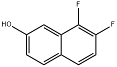 7.8-Difluoro-2-Naphthol Struktur