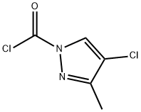 1H-Pyrazole-1-carbonyl chloride, 4-chloro-3-methyl- (9CI) Structure