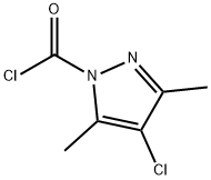 1H-Pyrazole-1-carbonylchloride,4-chloro-3,5-dimethyl-(9CI),67514-73-2,结构式