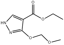 1H-Pyrazole-4-carboxylicacid,3-(methoxymethoxy)-,ethylester(9CI),675149-54-9,结构式