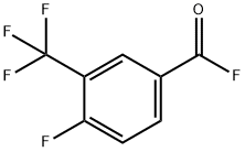 Benzoyl fluoride, 4-fluoro-3-(trifluoromethyl)- (9CI),67515-54-2,结构式