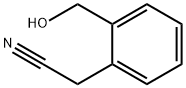 [2-(Hydroxymethyl)phenyl]acetonitrile 结构式