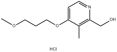 [4-(3-Methyoxypropoxy)-3-methyl-2-pyridinyl]methanol hydrochloride Struktur