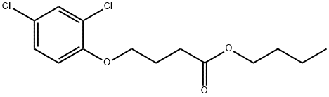 butyl 4-(2,4-dichlorophenoxy)butyrate, 6753-24-8, 结构式