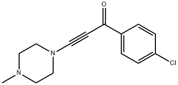 1-(4-chlorophenyl)-3-(4-methyl-1-piperazinyl)-2-propyn-1-one Structure