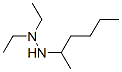 1,1-ジエチル-2-(1-メチルペンチル)ヒドラジン 化学構造式