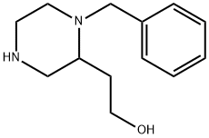 2-(1-苄基哌嗪-2-基)乙醇,675589-80-7,结构式