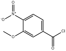 Benzoyl chloride, 3-methoxy-4-nitro- Structure