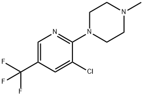 1-[3-Chloro-5-(trifluoromethyl)-2-pyridinyl]-4-methylpiperazine,675844-41-4,结构式