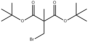 Bromomethyl(methyl)malonic acid bis(1,1-dimethylethyl) ester,67587-04-6,结构式