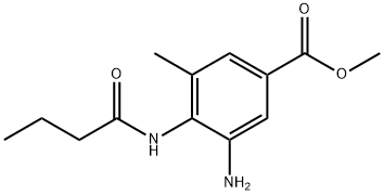 Methyl 4-(butyrylamino)-5-methyl-3-aminobenzoate