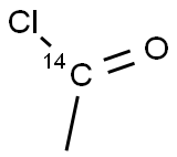 ACETYL CHLORIDE, [1-14C] Structure