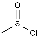 Methanesulfinylchloride Struktur