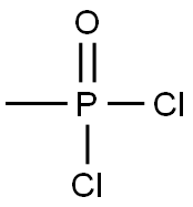 メチルホスホン酸ジクロリド 化学構造式
