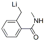 Lithium,  [[2-[(methylamino)carbonyl]phenyl]methyl]- 结构式