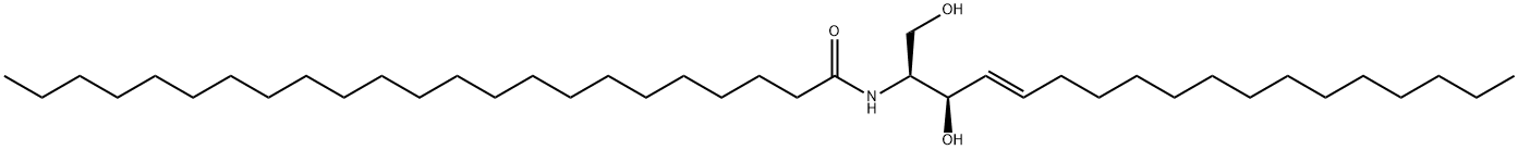 N-[(1S,2R,3E)-2-hydroxy-1-(hydroxymethyl)-3-heptadecenyl]-tricosanamide,67605-84-9,结构式
