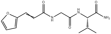 FA-GLY-VAL-NH2 化学構造式