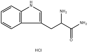 DL-色氨酰胺盐酸盐,67607-61-8,结构式