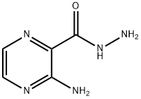 3-AMINOPYRAZINE-2-CARBOHYDRAZIDE Structure