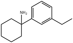 Cyclohexanamine, 1-(3-ethylphenyl)- (9CI) Structure