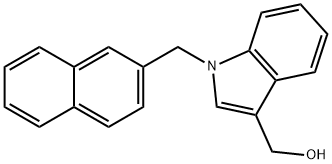 1-(2-NAPHTHALENYLMETHYL)-1H-INDOLE-3-METHANOL Structure