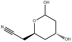 2H-Pyran-2-acetonitrile, tetrahydro-4,6-dihydroxy-, (2R,4R)- (9CI) Struktur
