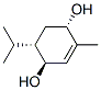2-Cyclohexene-1,4-diol,2-methyl-5-(1-methylethyl)-,(1S,4S,5S)-(9CI) 结构式