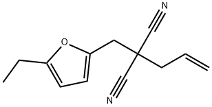 Propanedinitrile, [(5-ethyl-2-furanyl)methyl]-2-propenyl- (9CI) 结构式
