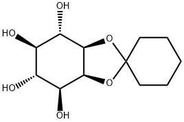 1,2-O-Cyclohexylidene-myo-inositol Struktur