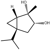 Bicyclo[3.1.0]hexane-2,3-diol, 2-methyl-5-(1-methylethyl)-, (1S,2S,3R,5S)- (9CI) Structure