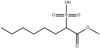 1-methyl 2-sulphooctanoate Structure