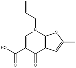 67637-73-4 7-ALLYL-2-METHYL-4-OXO-4,7-DIHYDROTHIENO[2,3-B]PYRIDINE-5-CARBOXYLIC ACID