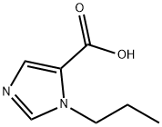 1-丙基-1H-咪唑-5-羧酸, 676372-32-0, 结构式