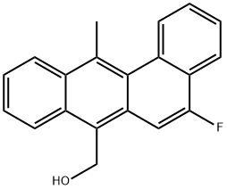 5-fluoro-7-hydroxymethyl-12-methylbenzanthracene Structure