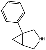 1-フェニル-3-アザビシクロ[3.1.0]ヘキサン 化学構造式