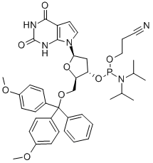 7-DEAZA-2'-DEOXYXANTHOSINE CEP 结构式