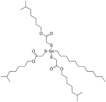 triisooctyl 2,2',2''-[(dodecylstannylidyne)tris(thio)]triacetate,67649-65-4,结构式