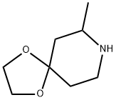 7-Methyl-1,4-dioxa-8-azaspiro[4.5]decane Struktur