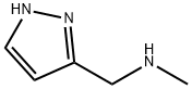 METHYL-(2H-PYRAZOL-3-YLMETHYL)-AMINE Structure