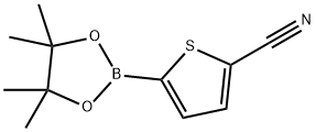 676501-85-2 2-シアノ-5-(4,4,5,5-テトラメチル-1,3,2-ジオキサボロラン-2-イル)チオフェン