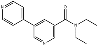 [3,4'-Bipyridine]-5-carboxamide, N,N-diethyl- Struktur