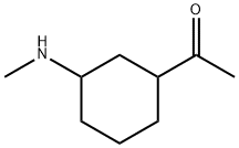 Ethanone, 1-[3-(methylamino)cyclohexyl]- (9CI) Structure