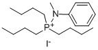 TRIBUTYL-N-METHYL-N-PHENYLPHOSPHORANAMINE IODIDE 化学構造式