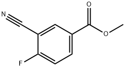 Methyl 3-cyano-4-fluorobenzoate Structure