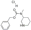 PIPERIDIN-3-YLMETHYL-CARBAMIC ACID BENZYL ESTER-HCl Structure