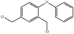2,4-BIS(CHLOROMETHYL)DIPHENYLOXIDE 结构式
