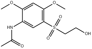 N-[5-[(2-hydroxyethyl)sulphonyl]-2,4-dimethoxyphenyl]acetamide,67674-20-8,结构式